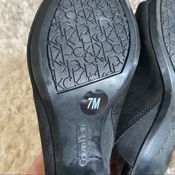 Calvin Klein Suede Mules - Picture 9 of 9